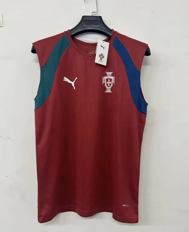 Thailand Quality(AAA) 2026 Portugal Training Vest Soccer Jersey 03 Thailand Quality(AAA) 2026 Portugal Training Vest Soccer Jersey 03