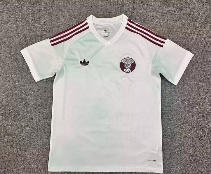 Thailand Quality(AAA) 2026 Qatar Away Soccer Jersey Thailand Quality(AAA) 2026 Qatar Away Soccer Jersey