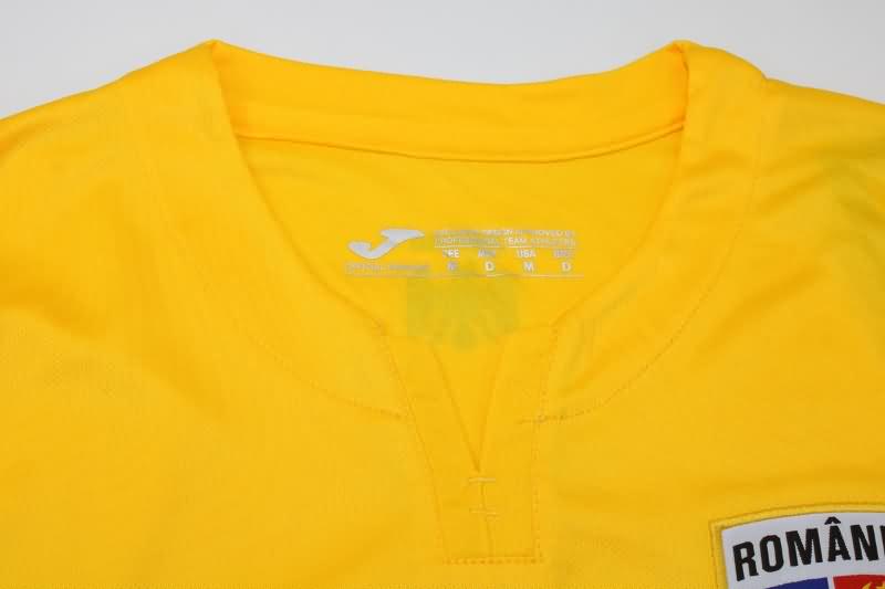 Thailand Quality(AAA) 2023 Romania Home Soccer Jersey