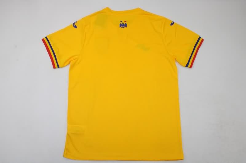 Thailand Quality(AAA) 2023 Romania Home Soccer Jersey