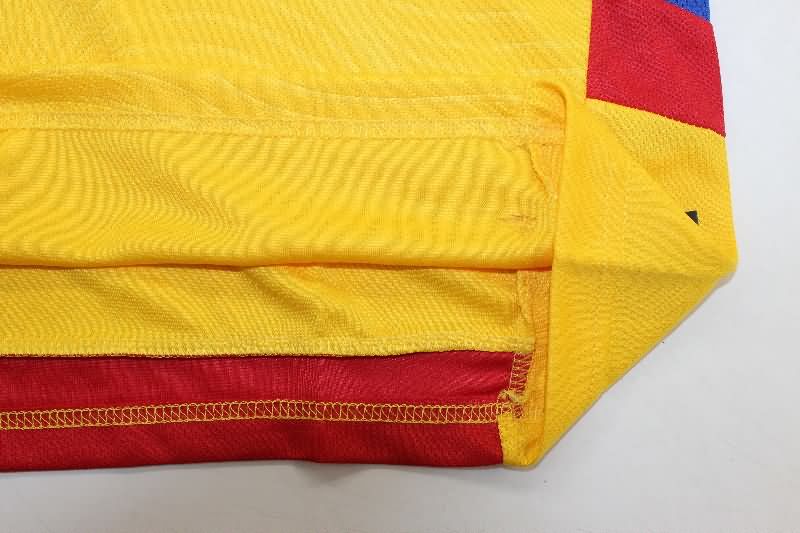 Thailand Quality(AAA) 2025 Romania Home Soccer Jersey