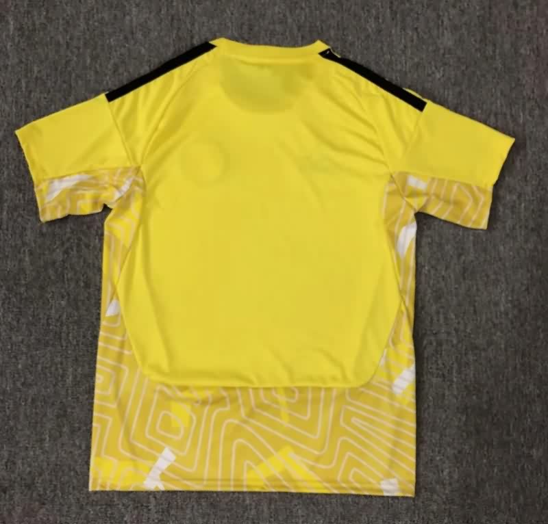Thailand Quality(AAA) 2026 Scotland Goalkeeper Yellow Soccer Jersey
