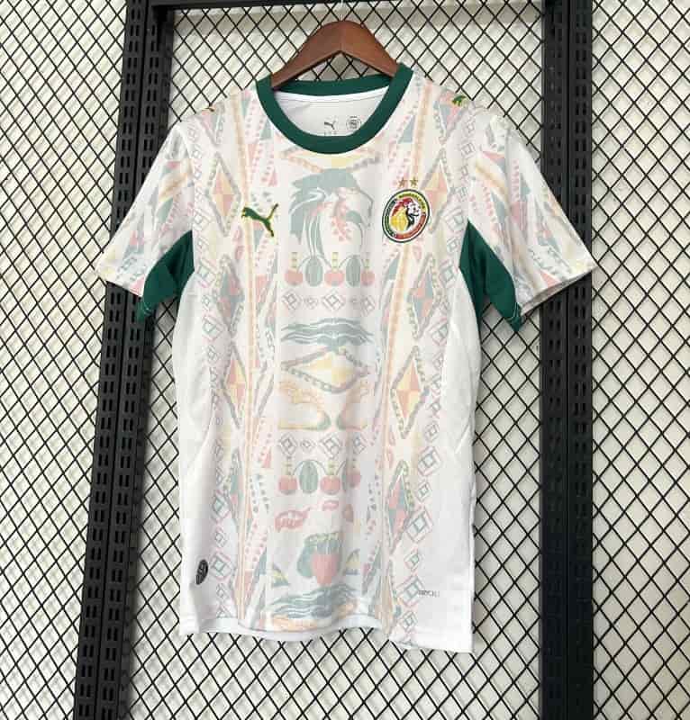 Thailand Quality(AAA) 2026 Senegal Home Soccer Jersey 2 Stars Thailand Quality(AAA) 2026 Senegal Home Soccer Jersey 2 Stars