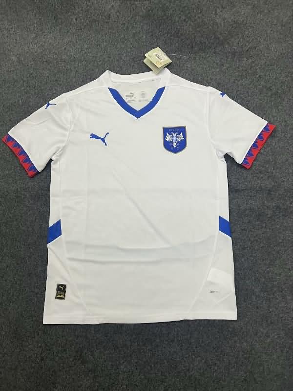 Thailand Quality(AAA) 2024 Serbia Away Soccer Jersey