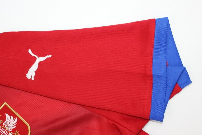 Thailand Quality(AAA) 2024 Serbia Home Soccer Jersey