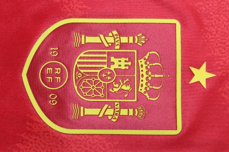 Thailand Quality(AAA) 2024 Spain Home Soccer Jersey