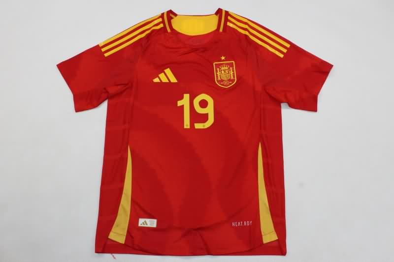 Thailand Quality(AAA) 2024 Spain Home Soccer Jersey