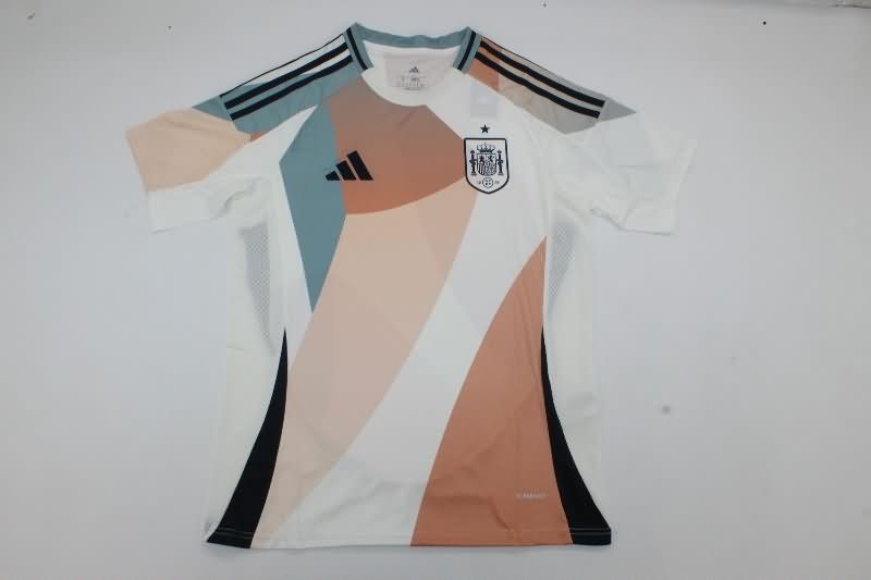 Thailand Quality(AAA) 2025 Spain Female EURO Away Soccer Jersey