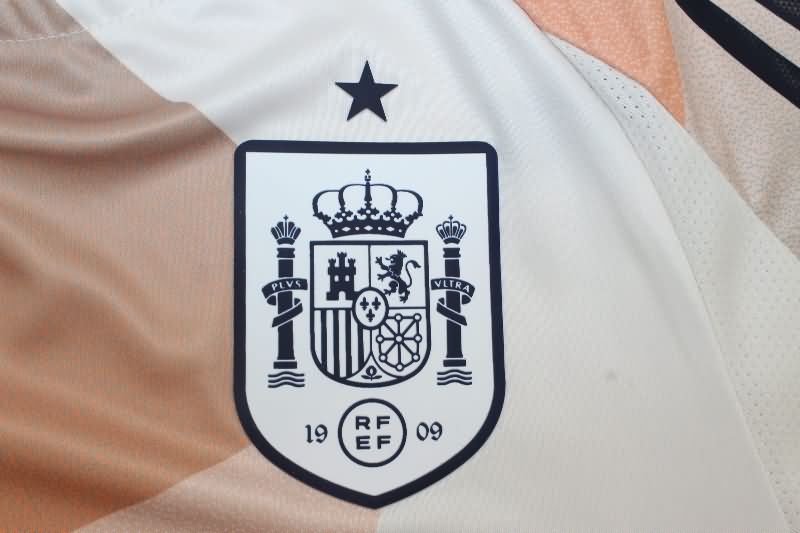 Thailand Quality(AAA) 2025 Spain Female EURO Away Soccer Jersey (Player)