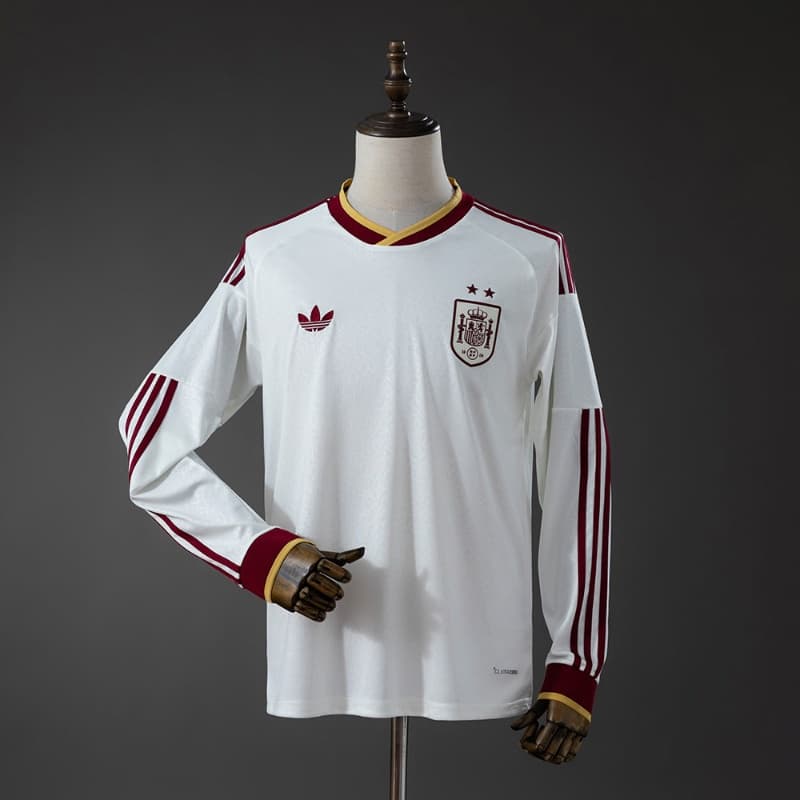 AAA Quality Spain 2026 Away Long Sleeve Soccer Jersey 2 Stars