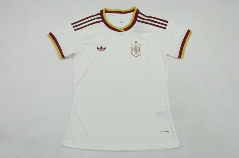 Thailand Quality(AAA) 2026 Spain World Cup Away Women Soccer Jersey