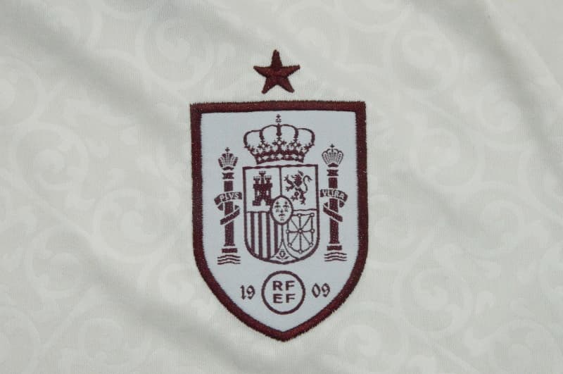 Thailand Quality(AAA) 2026 Spain World Cup Away Women Cropped Soccer Jersey