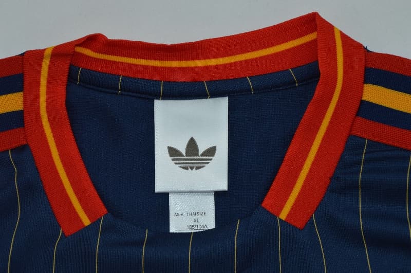 Thailand Quality(AAA) 2026 Spain Dark Blue Soccer Jersey