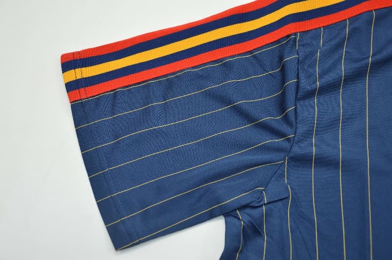 Thailand Quality(AAA) 2026 Spain Dark Blue Soccer Jersey