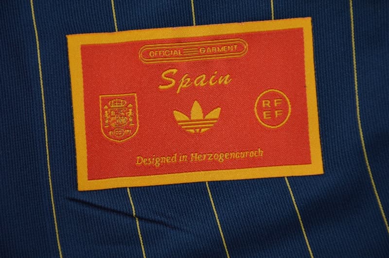 Thailand Quality(AAA) 2026 Spain Dark Blue Soccer Jersey