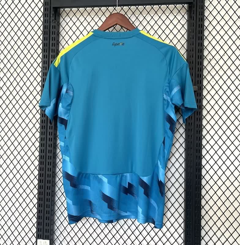 Thailand Quality(AAA) 2026 Spain World Cup Goalkeeper Blue Soccer Jersey