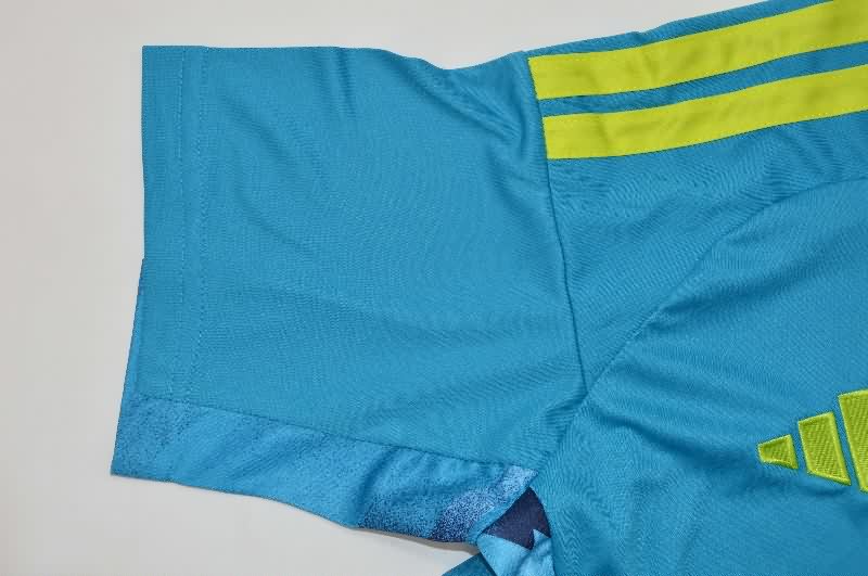 Thailand Quality(AAA) 2026 Spain World Cup Goalkeeper Blue Soccer Jersey