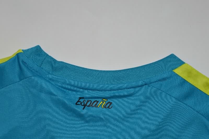 Thailand Quality(AAA) 2026 Spain World Cup Goalkeeper Blue Soccer Jersey