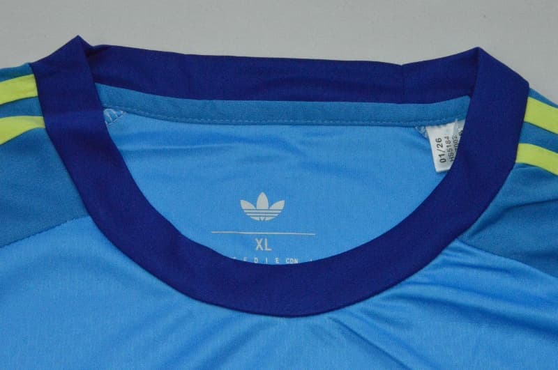 Thailand Quality(AAA) 2026 Spain World Cup Goalkeeper Blue Soccer Jersey 02