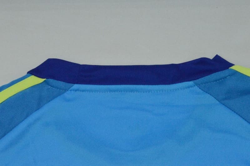 Thailand Quality(AAA) 2026 Spain World Cup Goalkeeper Blue Soccer Jersey 02