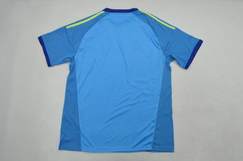 Thailand Quality(AAA) 2026 Spain World Cup Goalkeeper Blue Soccer Jersey 02