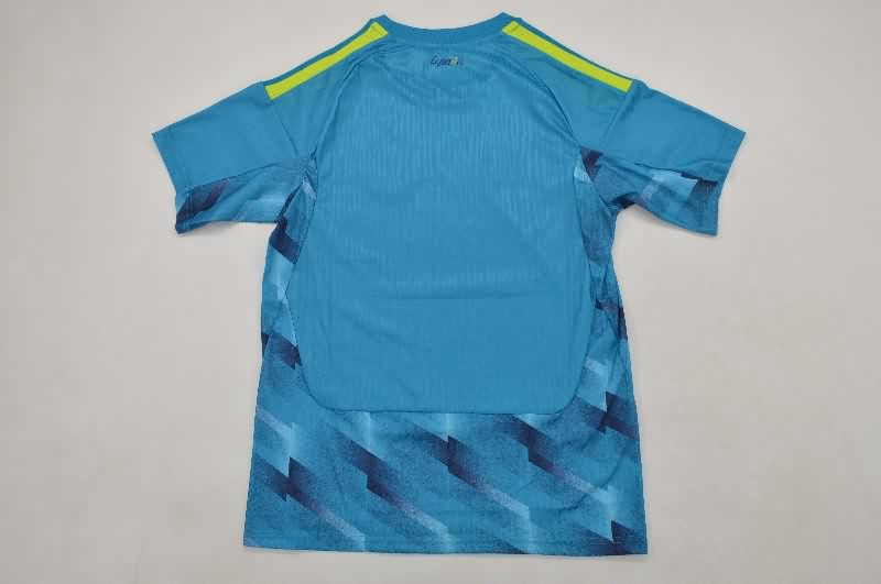 Thailand Quality(AAA) 2026 Spain World Cup Goalkeeper Blue Soccer Jersey (Player)