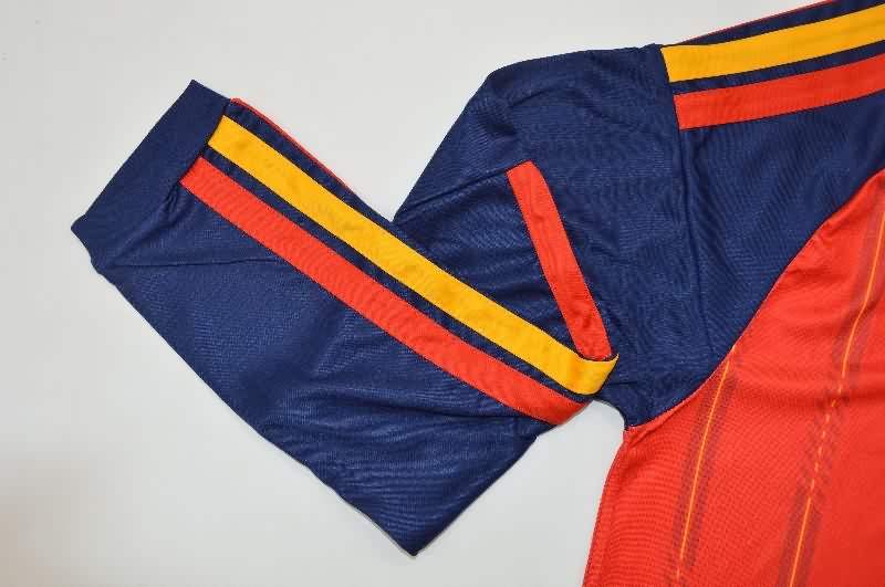 Thailand Quality(AAA) 2026 Spain World Cup Home Long Sleeve Soccer Jersey