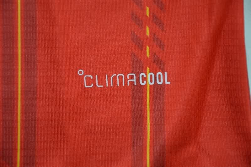 Thailand Quality(AAA) 2026 Spain World Cup Home Long Sleeve Soccer Jersey