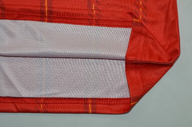 Thailand Quality(AAA) 2026 Spain World Cup Home Long Sleeve Soccer Jersey