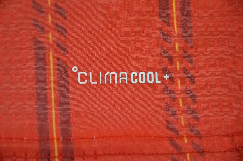 Thailand Quality(AAA) 2026 Spain World Cup Home Long Sleeve Soccer Jersey (Player)