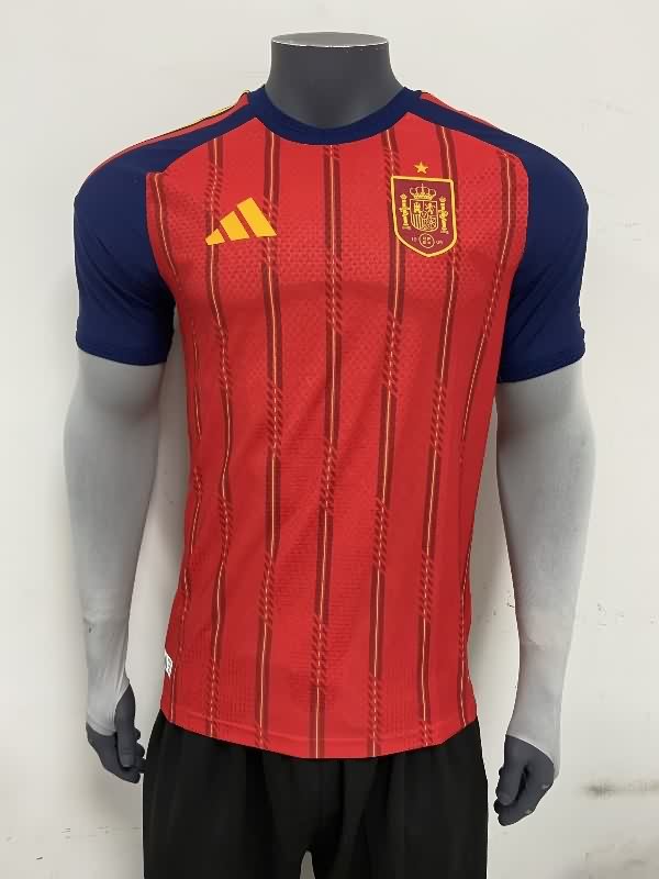 Thailand Quality(AAA) 2026 World Cup Spain Home Soccer Jersey (Player) Thailand Quality(AAA) 2026 World Cup Spain Home Soccer Jersey (Player)
