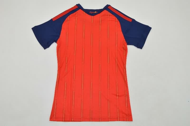 Thailand Quality(AAA) 2026 Spain World Cup Home Women Soccer Jersey