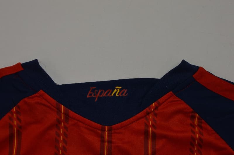 Thailand Quality(AAA) 2026 Spain World Cup Home Women Cropped Soccer Jersey