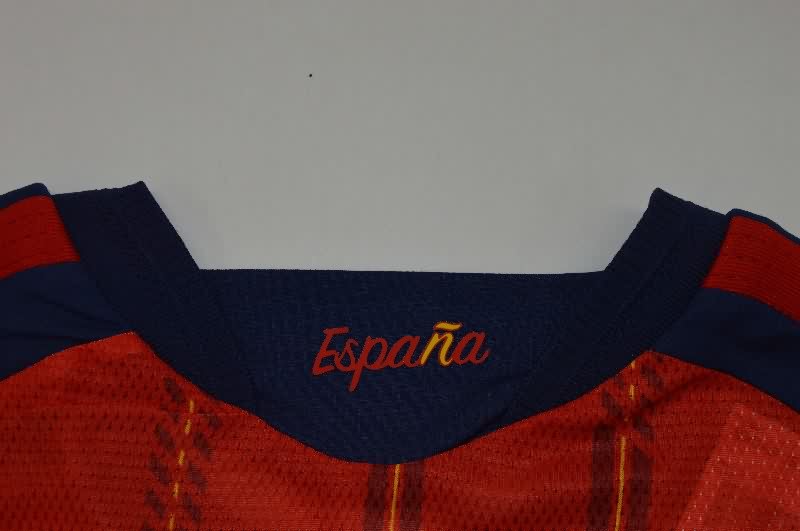 Thailand Quality(AAA) 2026 Spain World Cup Home Women Soccer Jersey (Player)