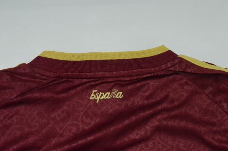 Thailand Quality(AAA) 2026 Spain Red Soccer Jersey 02