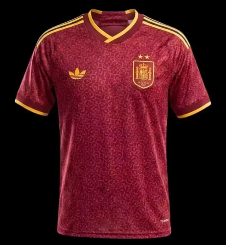 AAA Quality Spain 2026 Red Soccer Jersey 2 Stars