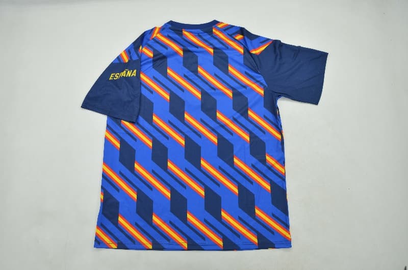 Thailand Quality(AAA) 2026 Spain Training Soccer Jersey 03