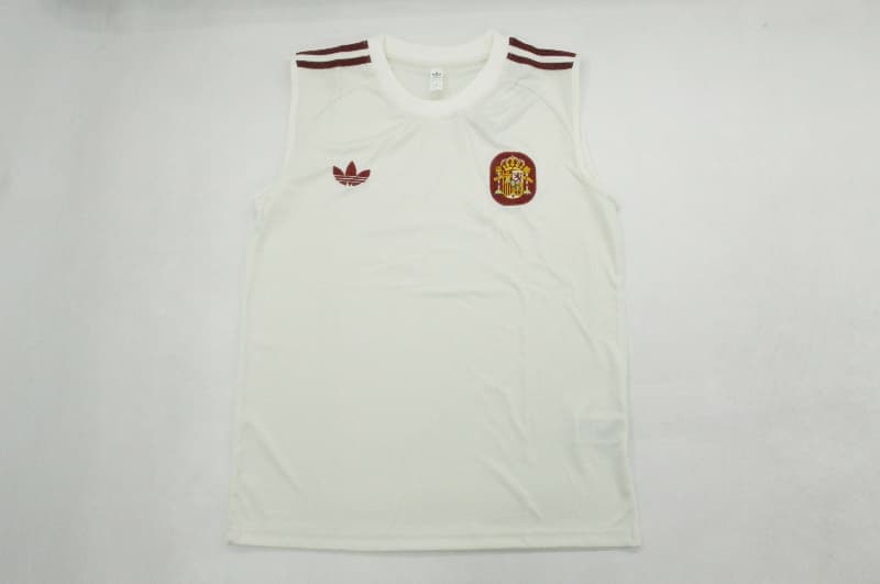 Thailand Quality(AAA) 2026 Spain Training Vest Soccer Jersey 02