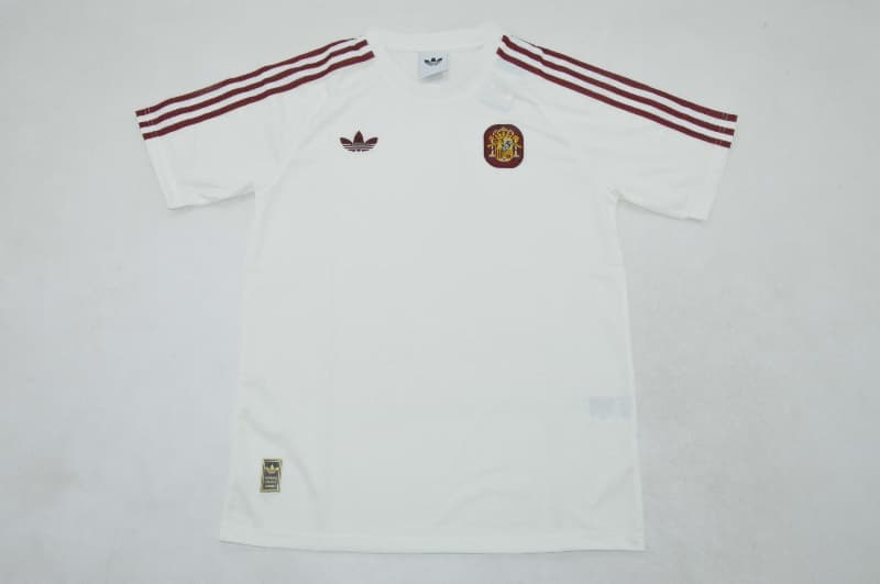 Thailand Quality(AAA) 2026 Spain White Soccer Jersey