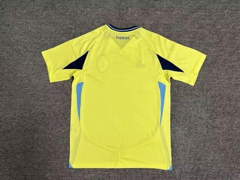 Thailand Quality(AAA) 2024 Sweden Home Soccer Jersey
