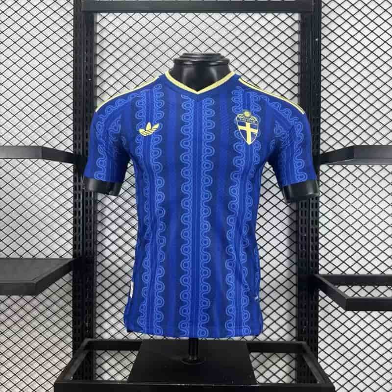 Thailand Quality(AAA) 2026 Sweden Away Soccer Jersey (Player)
