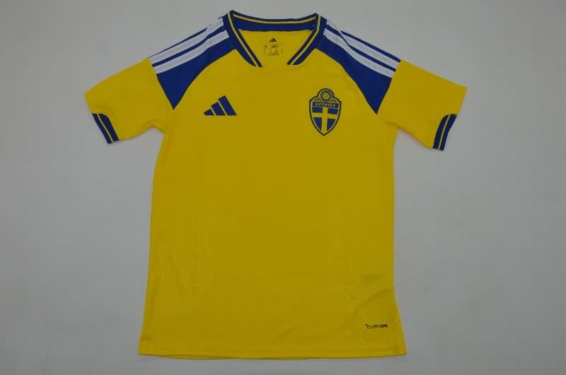 Thailand Quality(AAA) 2026 Sweden Home Soccer Jersey
