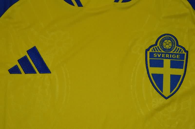 Thailand Quality(AAA) 2026 Sweden Home Soccer Jersey