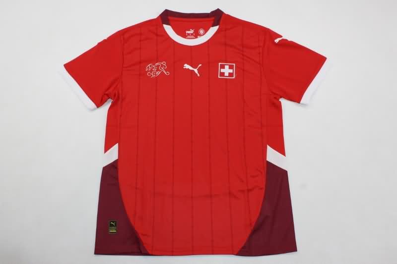 Thailand Quality(AAA) 2024 Switzerland Home Soccer Jersey