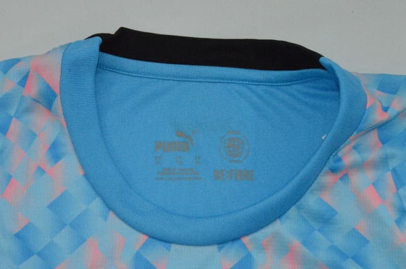 Thailand Quality(AAA) 2026 Switzerland Goalkeeper Blue Soccer Jersey