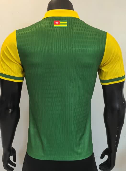 Thailand Quality(AAA) 2025 Togo Green Soccer Jersey (Player)