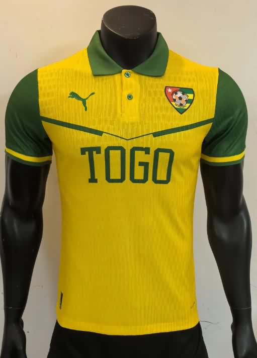 Thailand Quality(AAA) 2025 Togo Yellow Soccer Jersey (Player) Thailand Quality(AAA) 2025 Togo Yellow Soccer Jersey (Player)