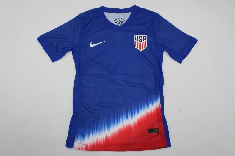 Thailand Quality(AAA) 2024 USA Away Soccer Jersey (Player)