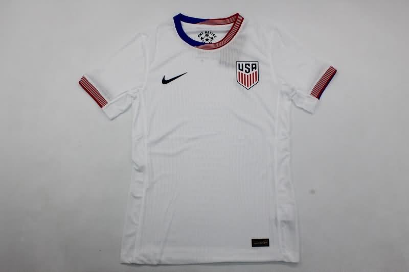Thailand Quality(AAA) 2024 USA Home Soccer Jersey (Player)
