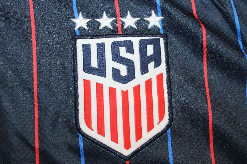 Thailand Quality(AAA) 2025 USA Away Soccer Jersey